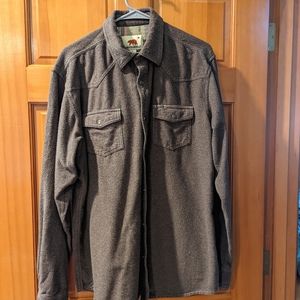 Dakota Grizzly heavy flannel shirt, jacket, shacket with 2 pockets